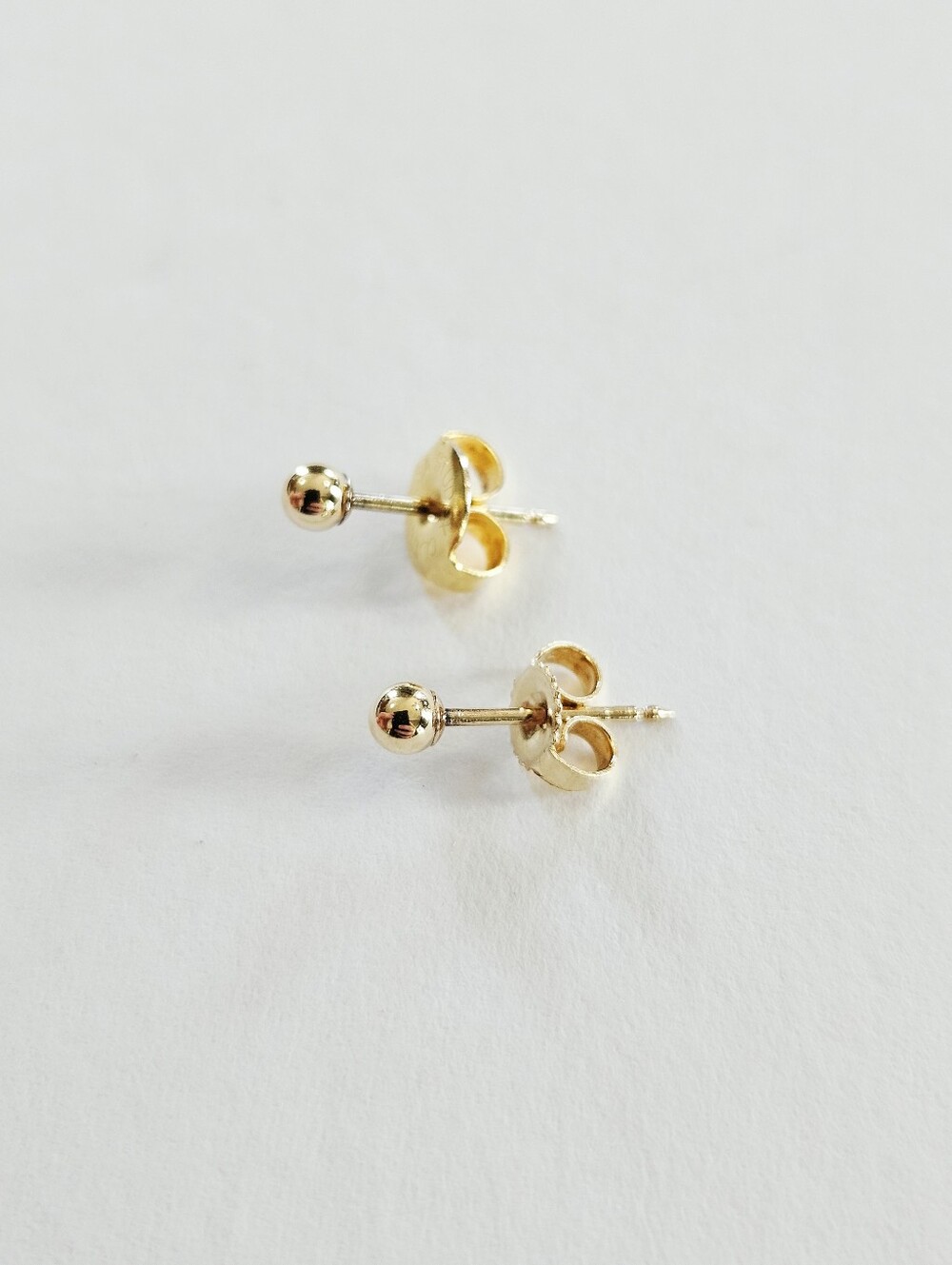 STUDEX Premium Select 10k Polished Yellow Gold Minimalist Ball Stud Earrings